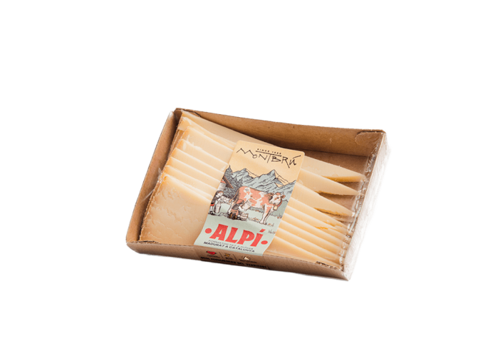 Alpí sliced portion