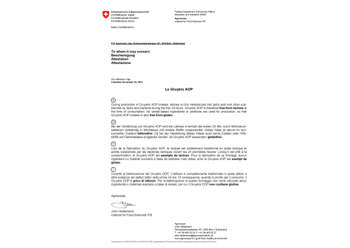 Le Gruyère 1655 AOP