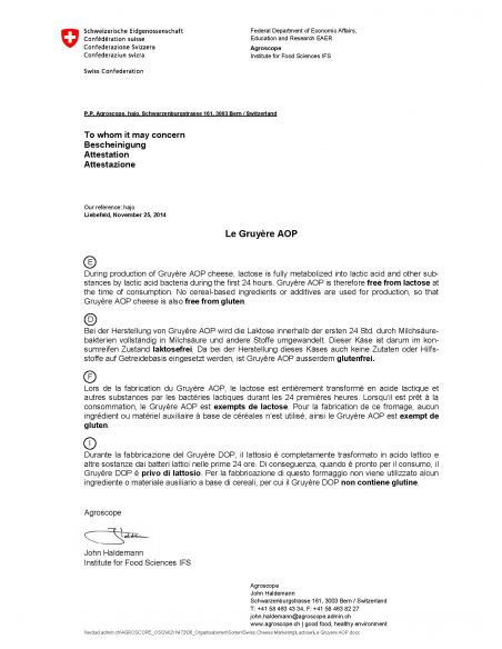 Le Gruyère 1655 AOP