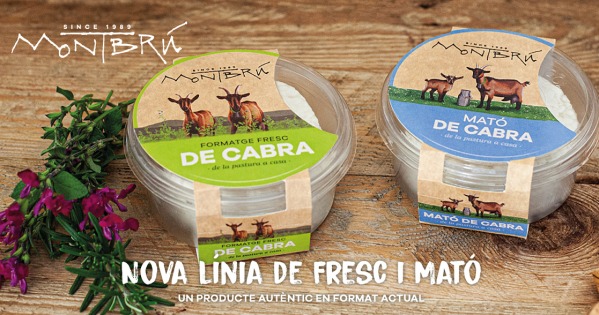 Montbrú unveils a new range of Fresh cheeses