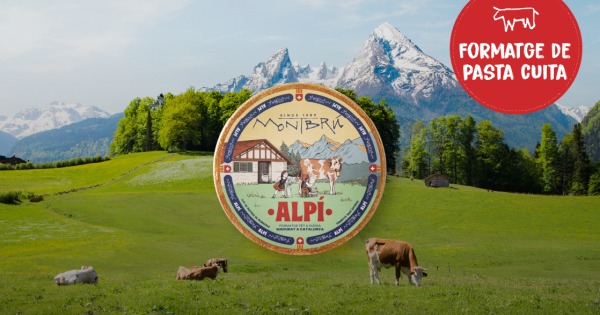Alpí, a cheese made with Swiss craftsmanship and matured in Catalonia