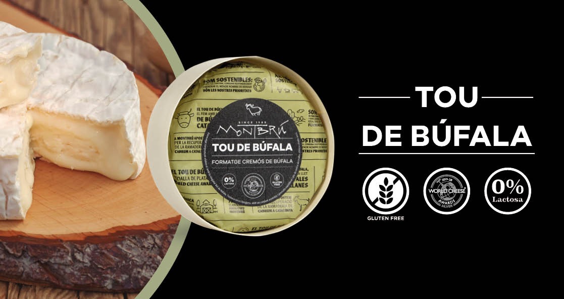 Cremoso, suave y con todo el sabor de la mejor leche de búfales catalanas